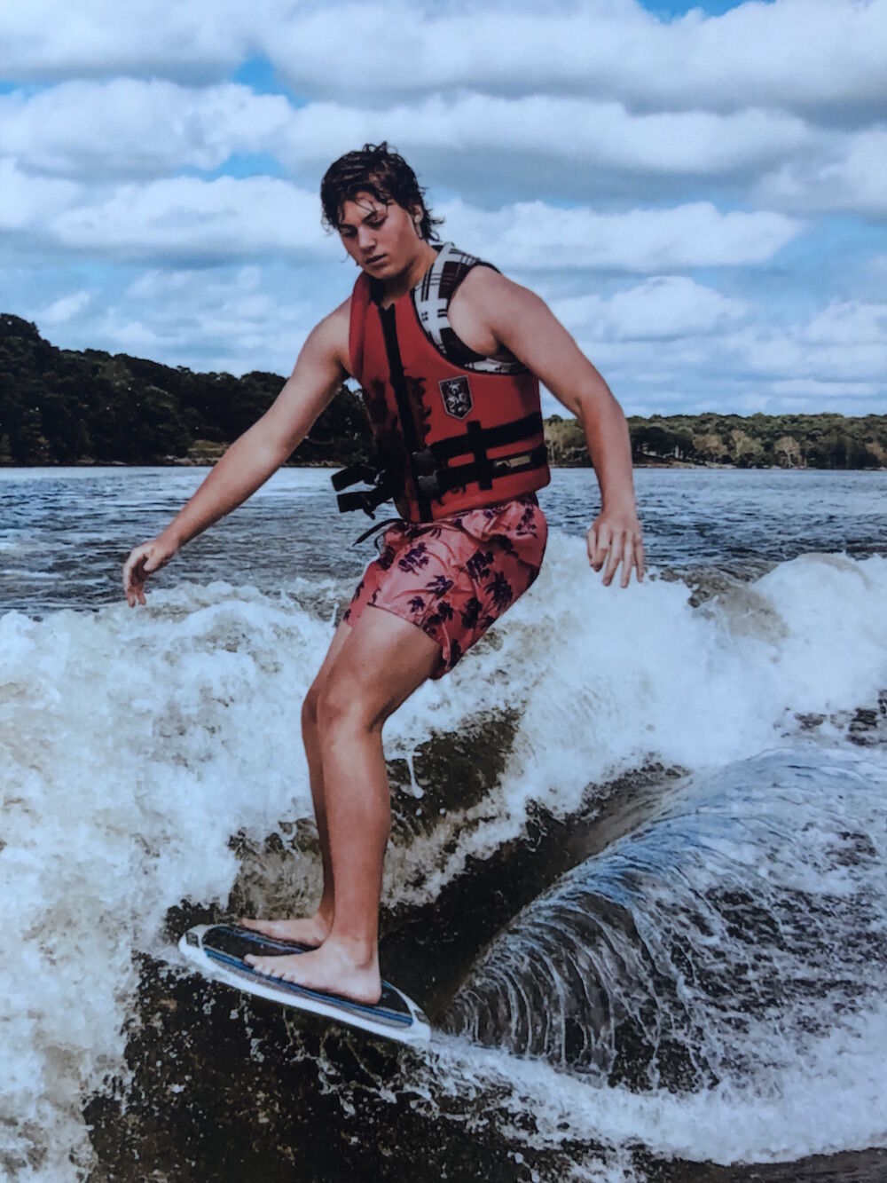 Gage on the lake